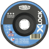 front-view of the product Grinding Wheel Premium X-LOCK for steel and stainless steel