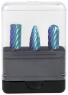 front-view of the product Set Tungsten carbide burrs PREMIUM MX-HPC for cast iron, INOX and steel