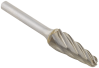 front-view of the product Tungsten carbide burrs Premium for nonferrous