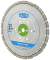 isometric-view of the product PREMIUM Floor saw blade |Green concrete