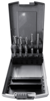 front-view of the product Tungsten carbide burrs set Premium for cast iron, INOX and steel